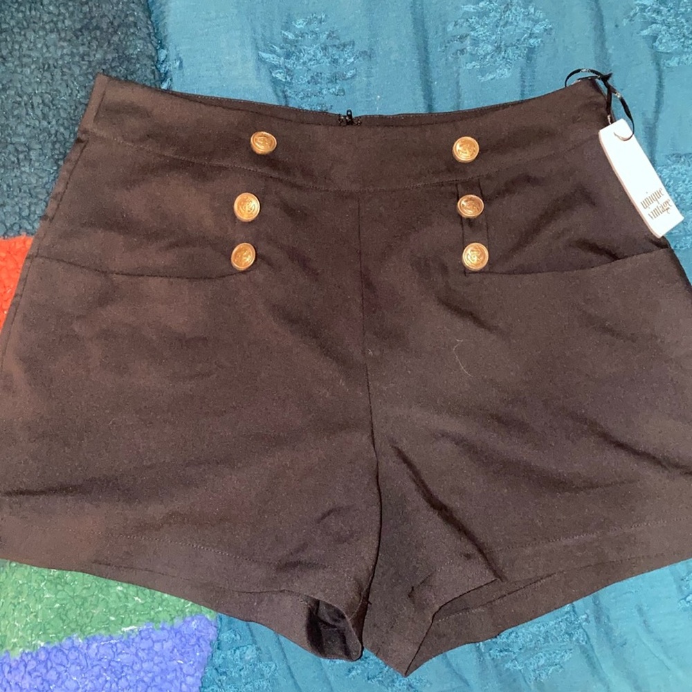 Unique Vintage High Waisted Sailor Shorts
